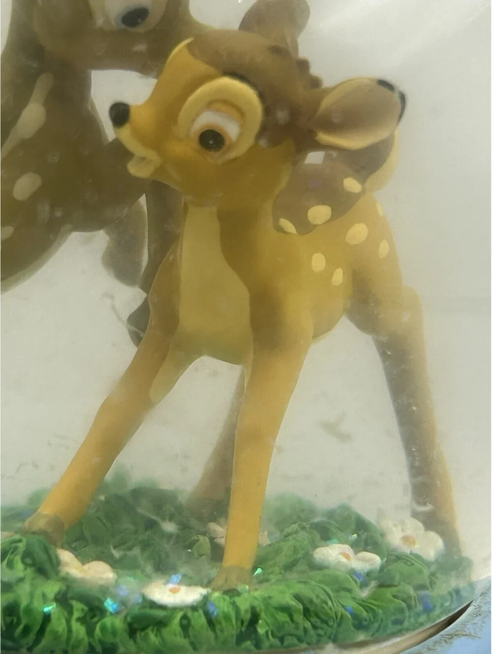 Disney Enesco Bambi & Feline Waltz of the Flowers Musical Snow Globe